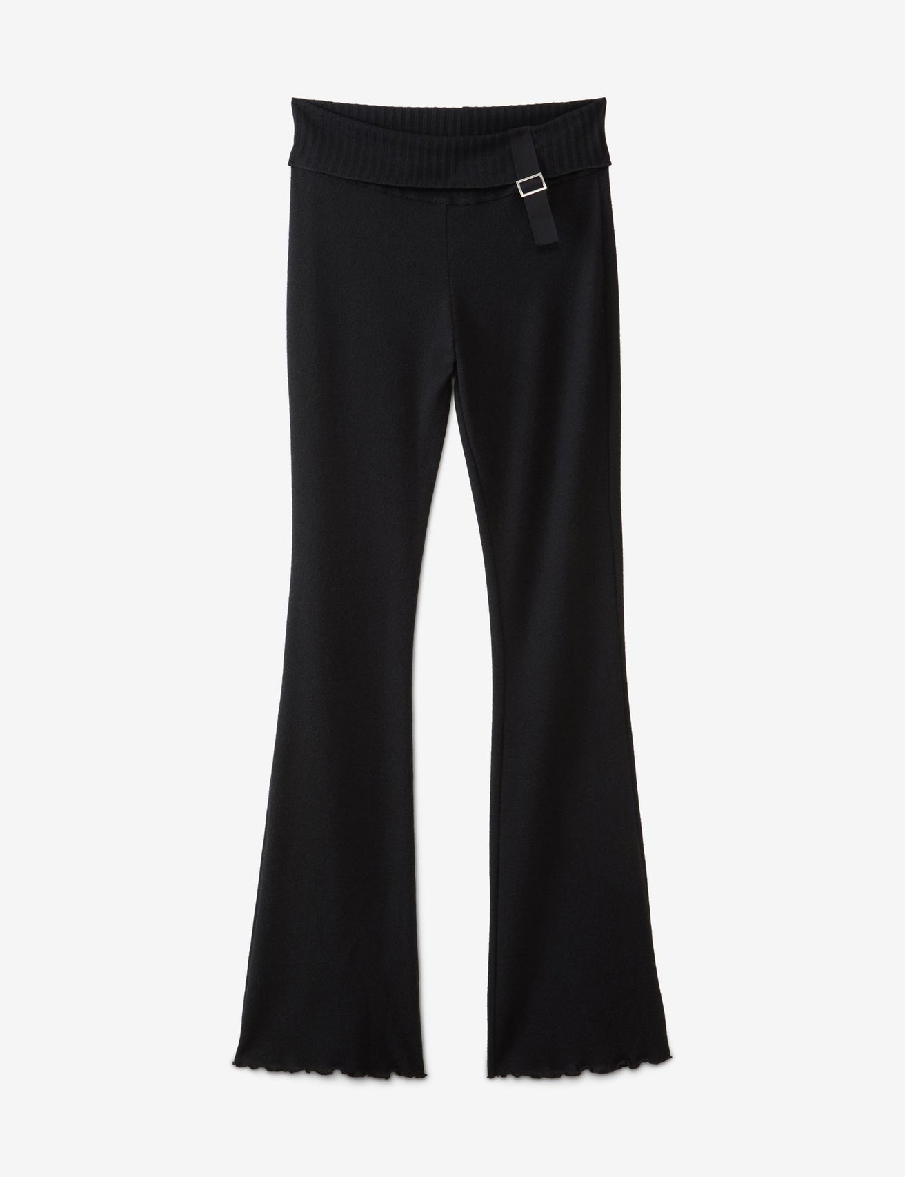 Pantalon flare léger noir - Image 1