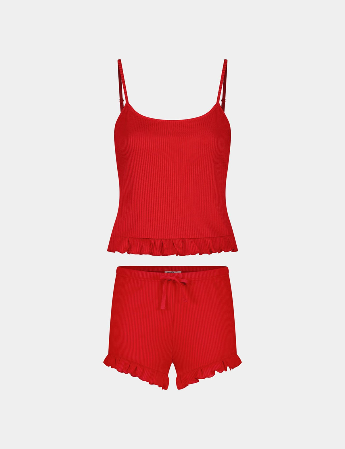 Ensemble pyjama rouge vif