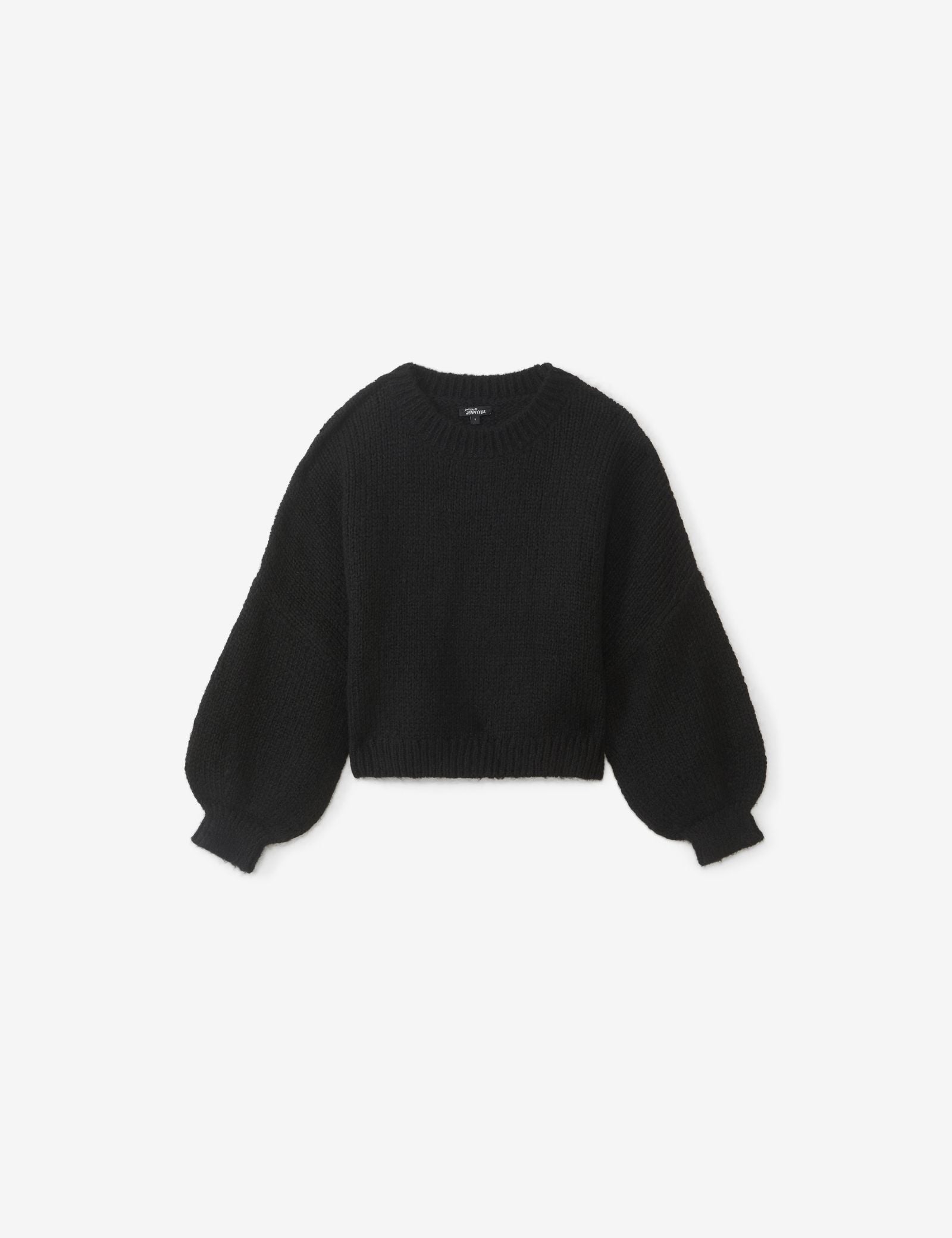 Pull oversize noir