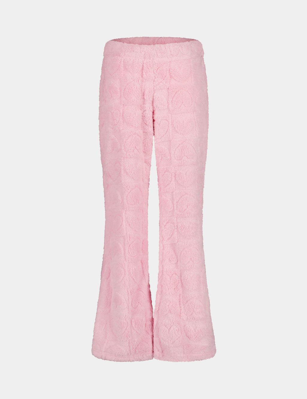 Ensemble pyjama à poils doux rose