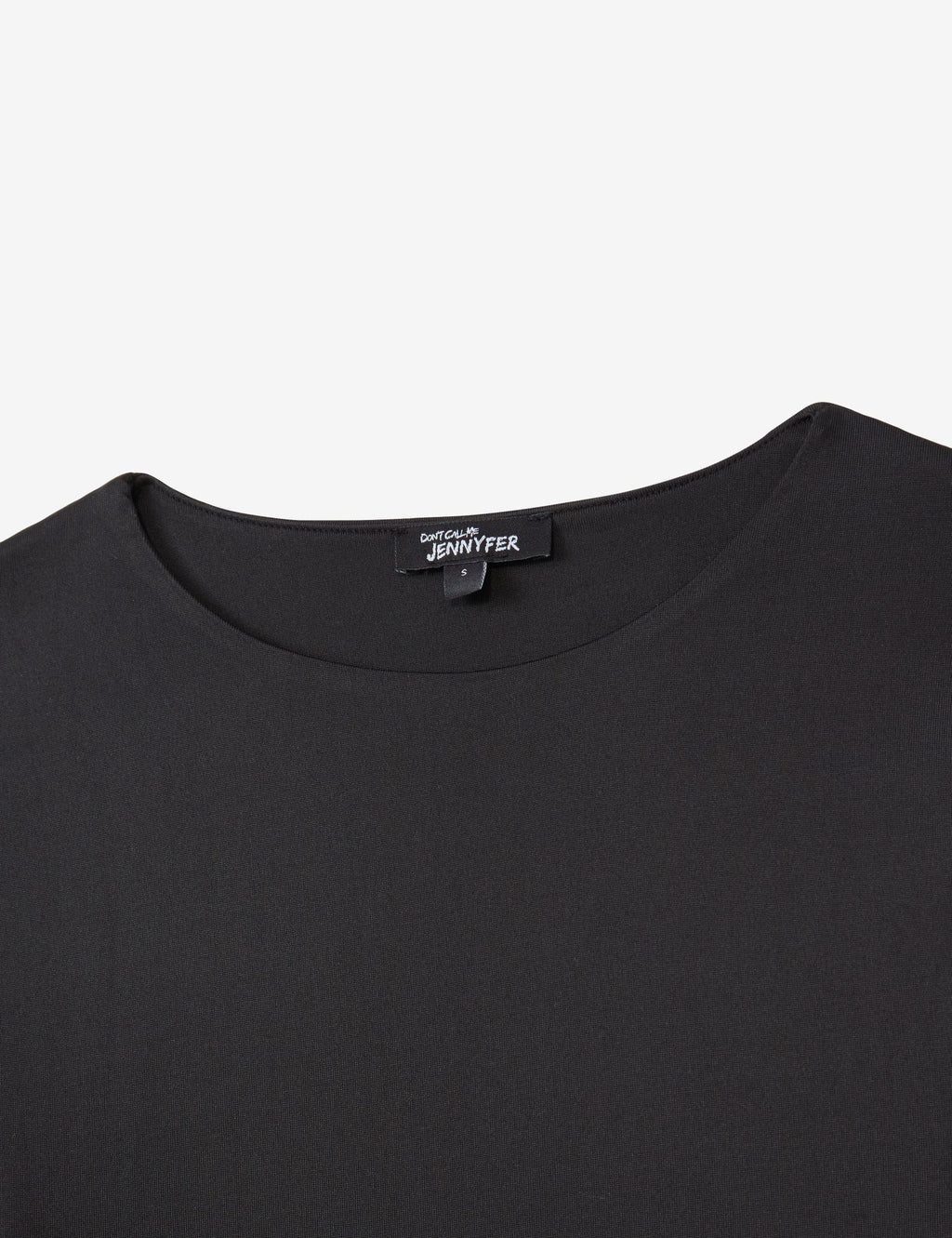 T-shirt satiné noir