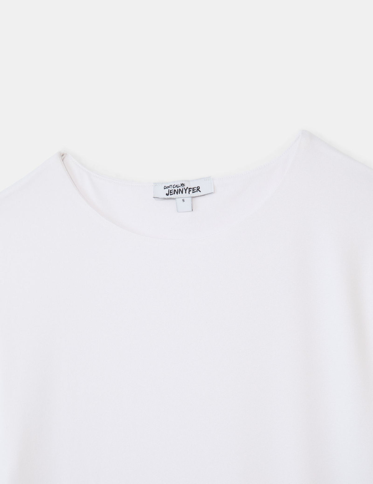 T-shirt satiné blanc