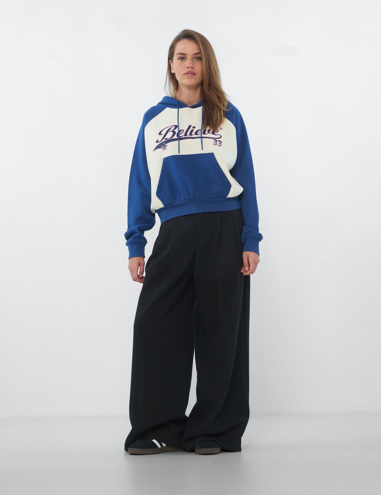 Sweat sable et bleu Believe - Image 3