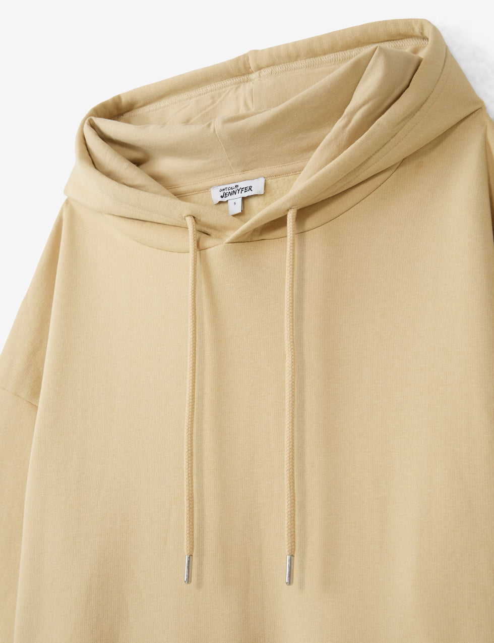 Sweatshirt à capuche beige