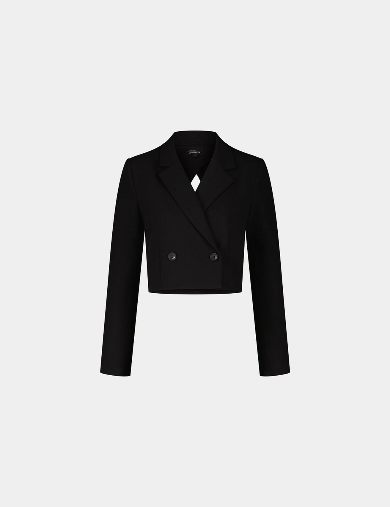 Veste blazer courte noire - Image 5