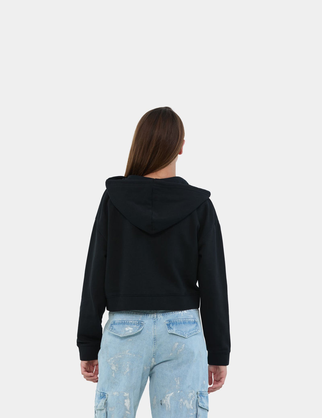 Sweatshirt zippé noir