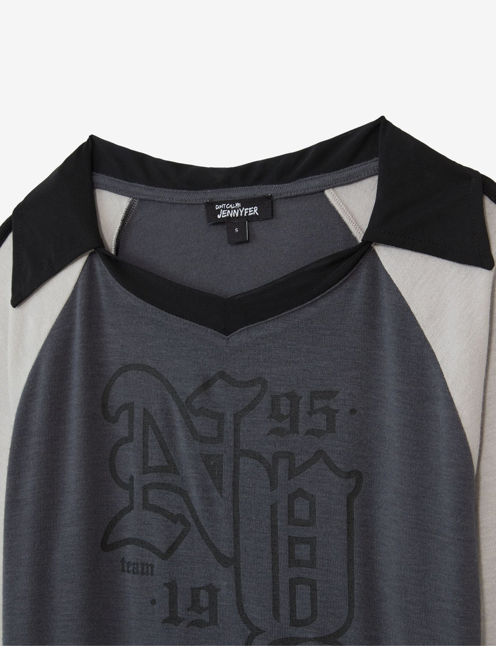 T-shirt NY gris foncé