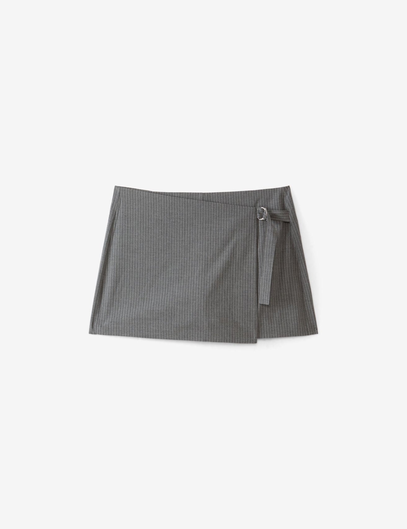 Short portefeuille gris foncé à rayures - Image 1