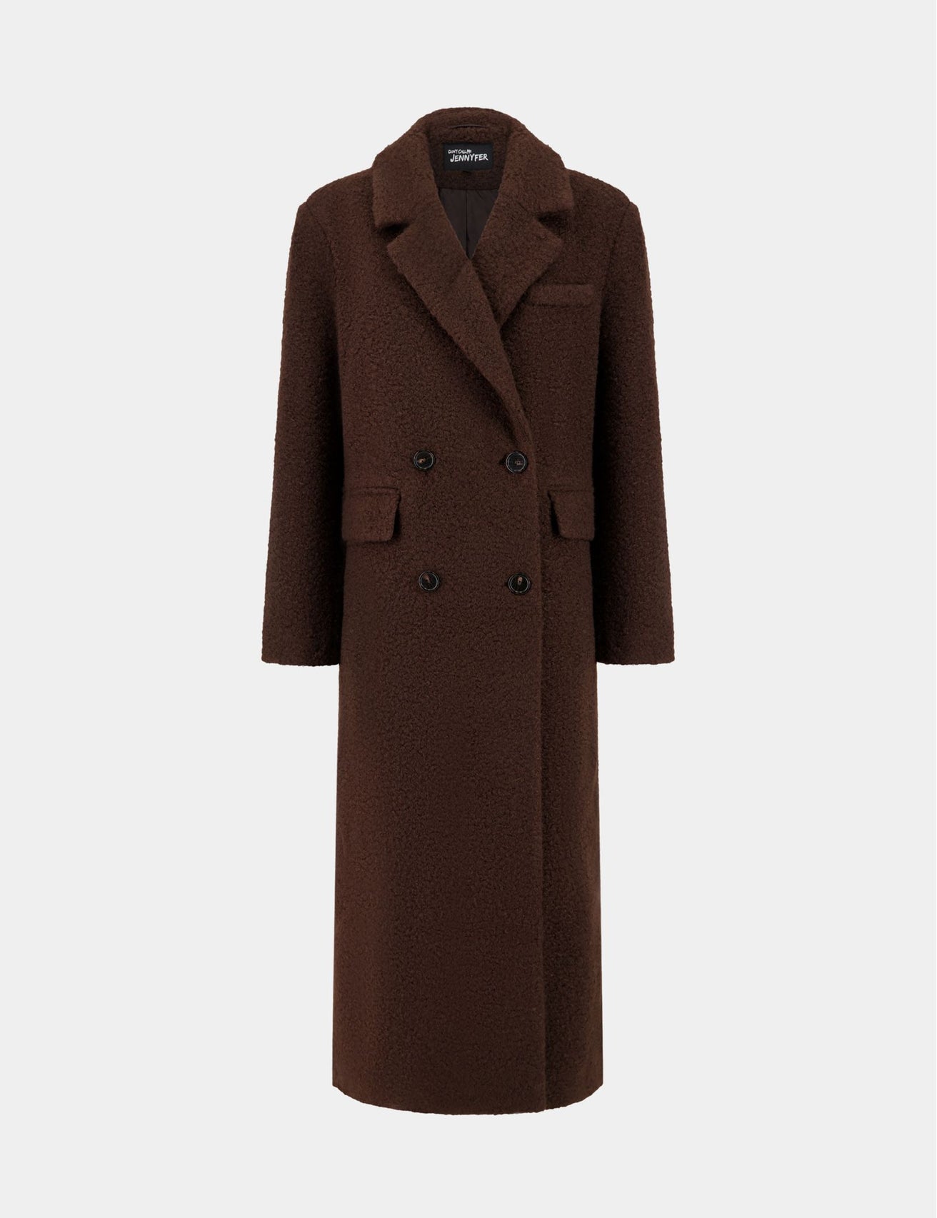 Long manteau marron - Image 5