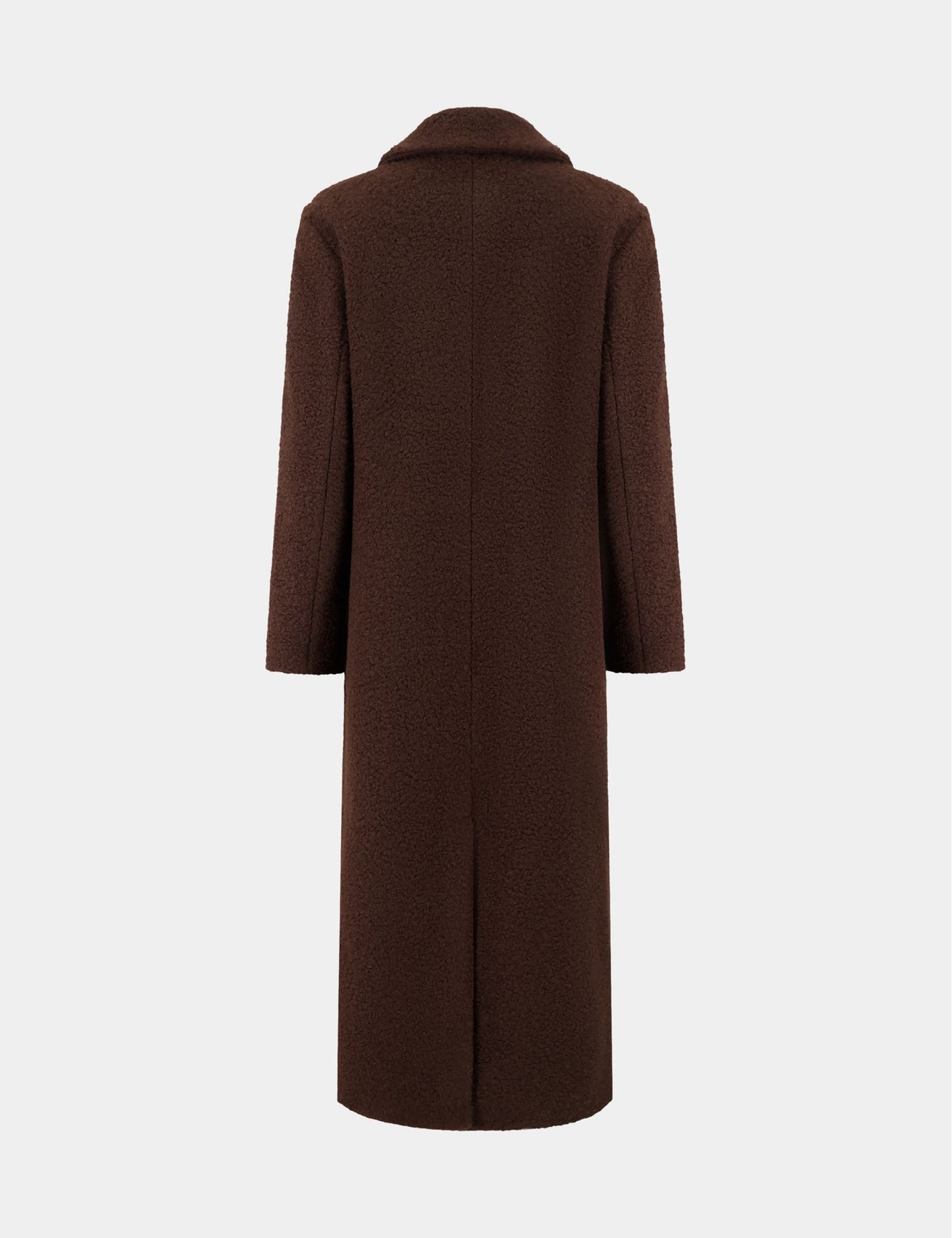 Long manteau marron - Image 4