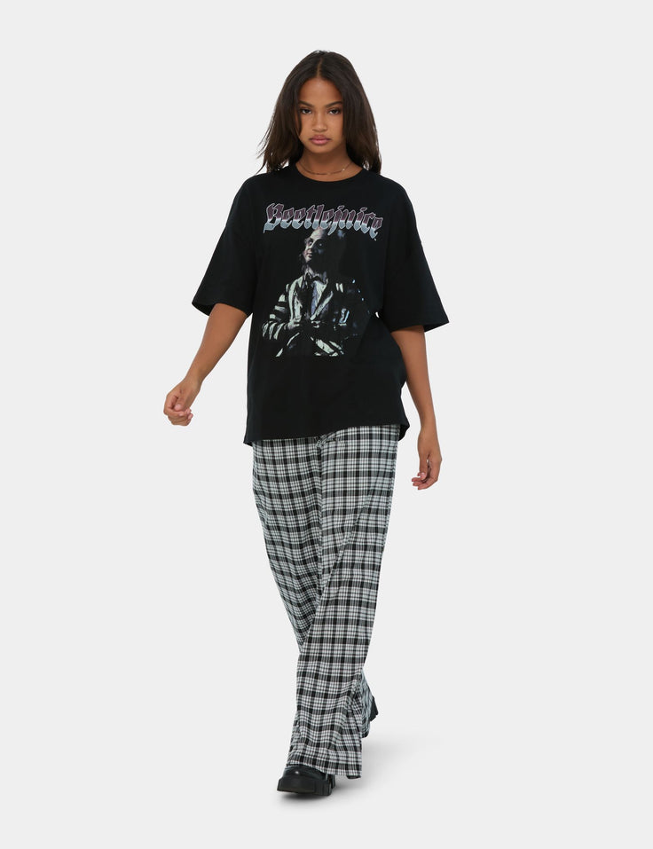 T-shirt imprimé Beetlejuice x Jennyfer noir