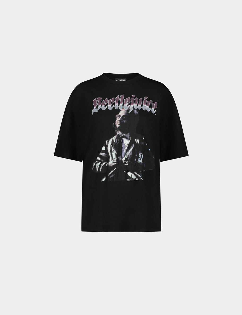 T-shirt imprimé Beetlejuice x Jennyfer noir