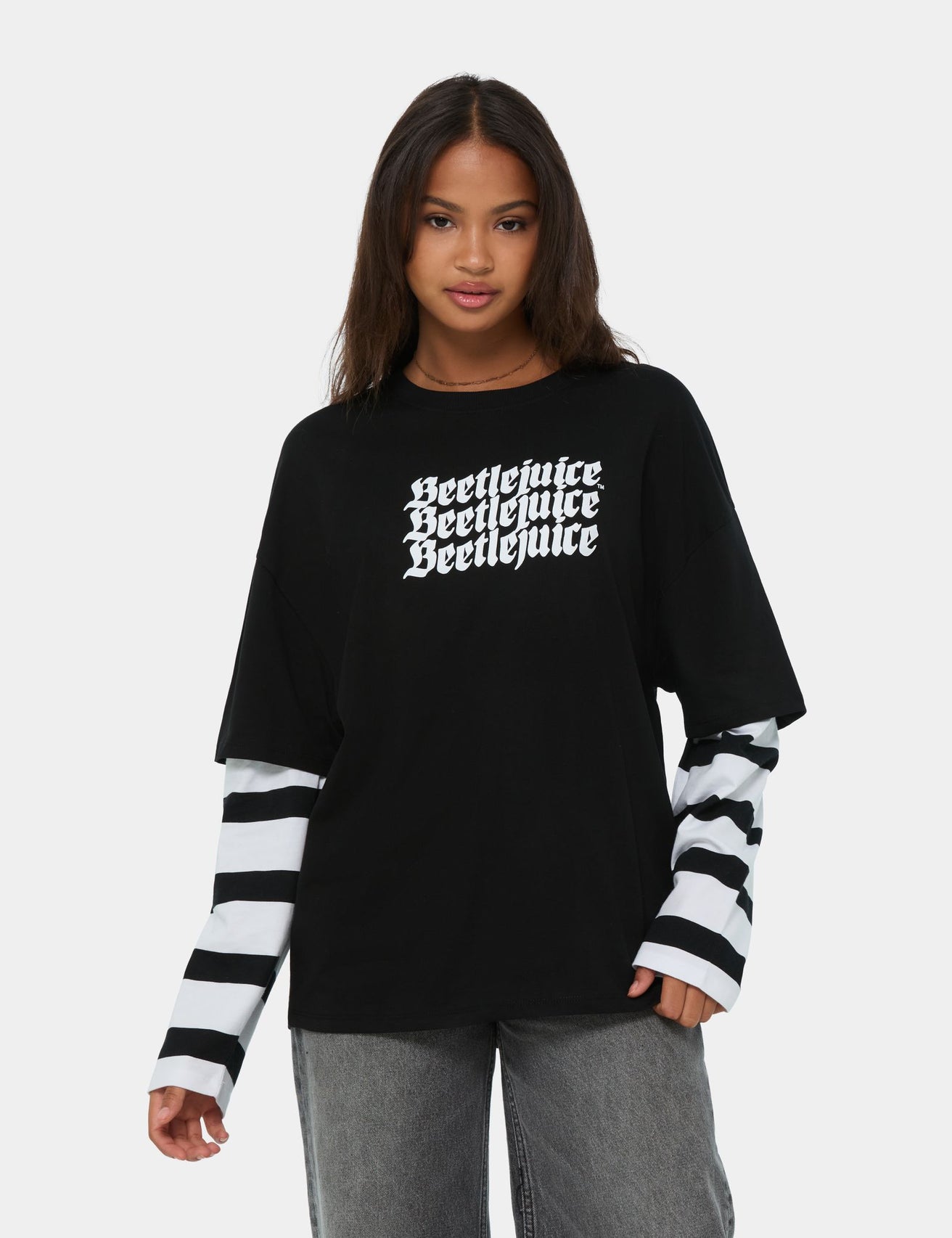 T-shirt Beetlejuice x Jennyfer noir - Image 1