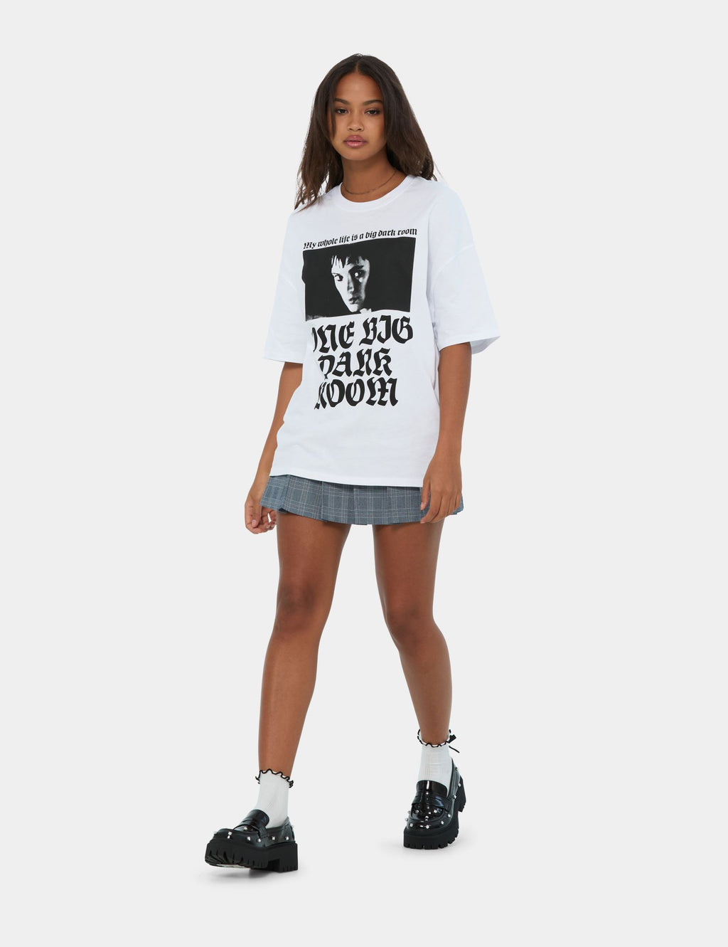 T-shirt Beetlejuice x Jennyfer blanc