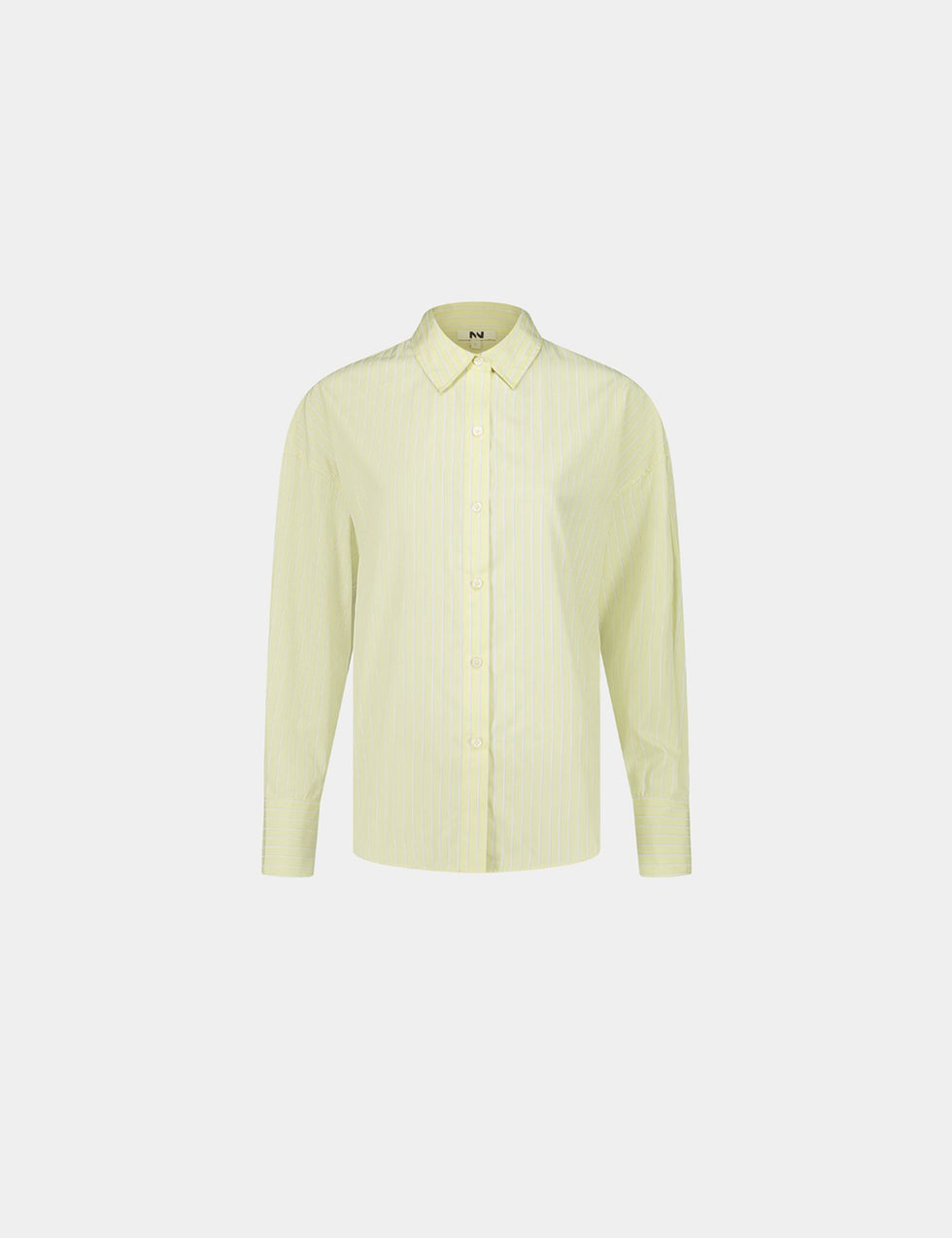 Chemise oversize jaune clair