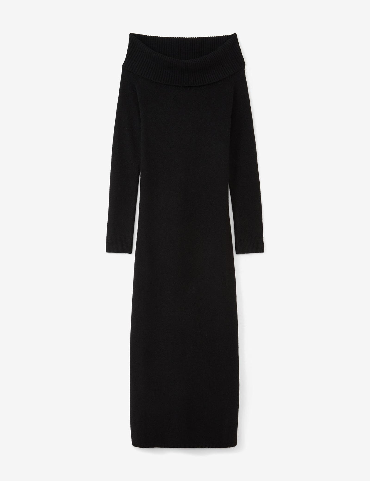 Robe longue d'hiver noire