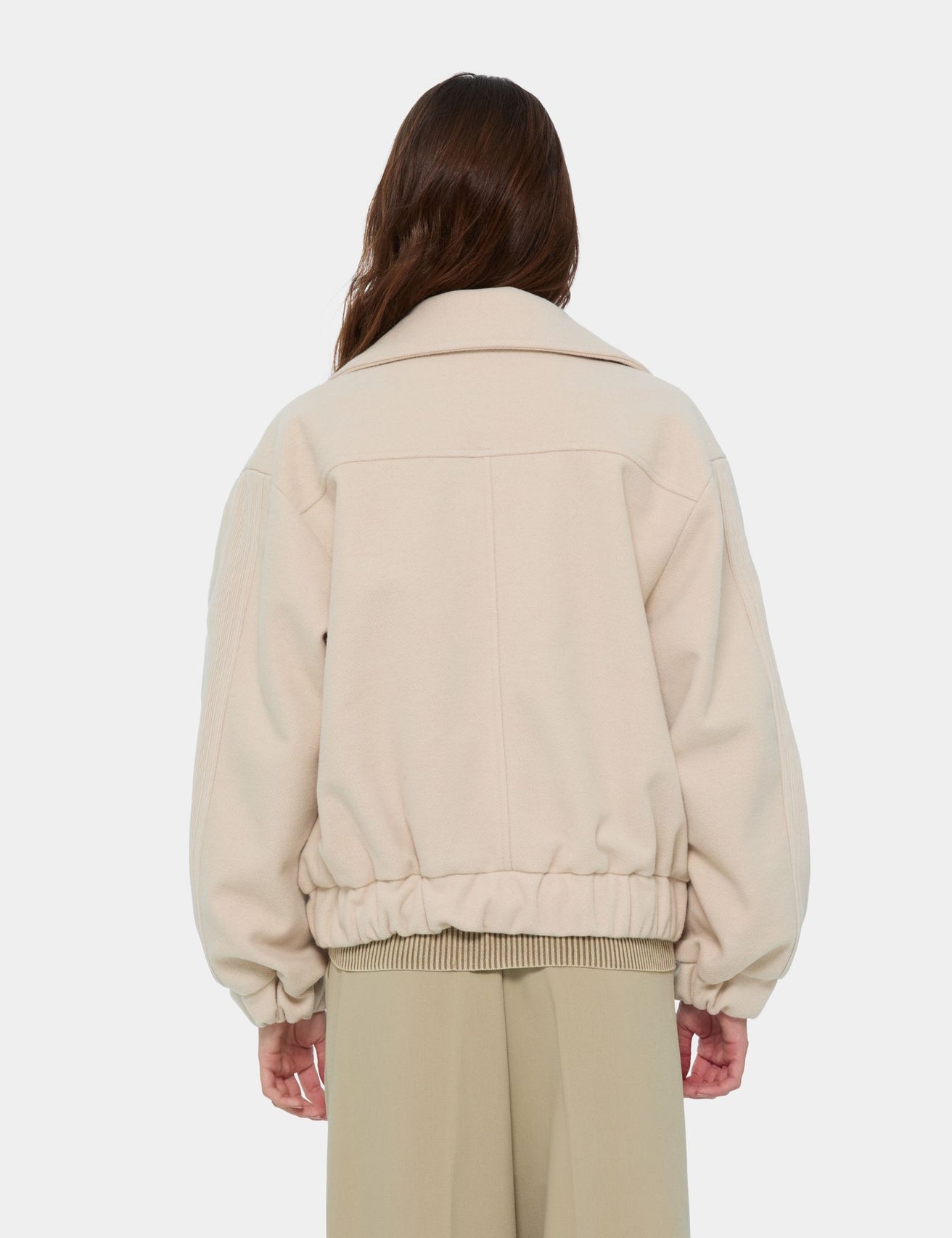 Veste bombers crème - Image 2