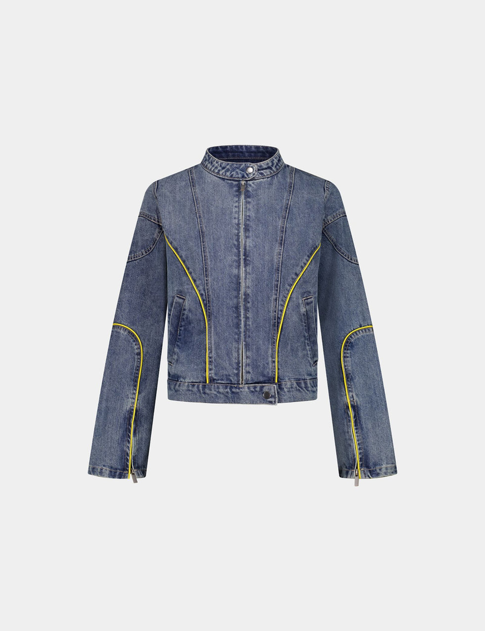 Veste en jean bleu