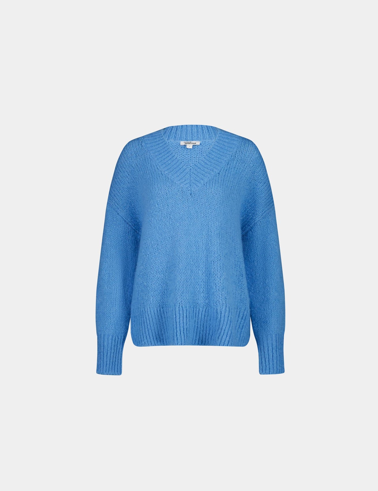 Pull en maille bleu azur - Image 4