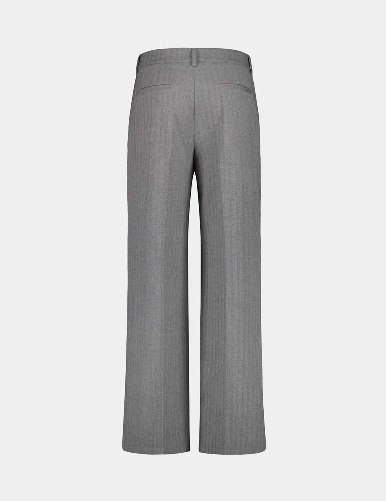 Pantalon tailleur droit gris moyen - Image 5