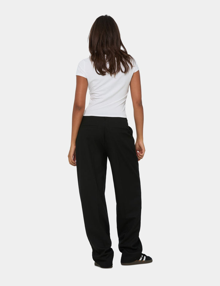 Pantalon tailleur noir