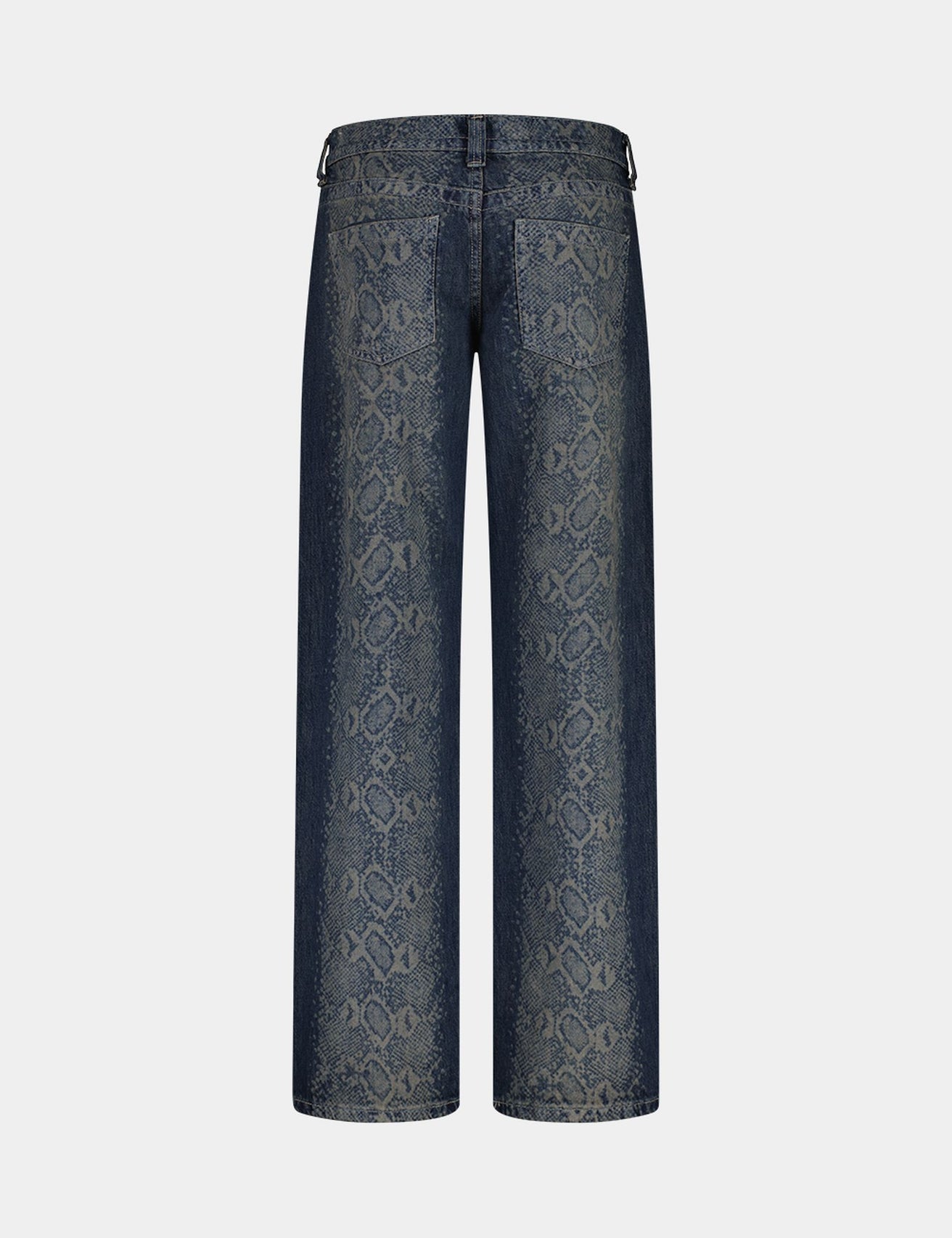 Jean Straight Taille Basse bleu - Image 4