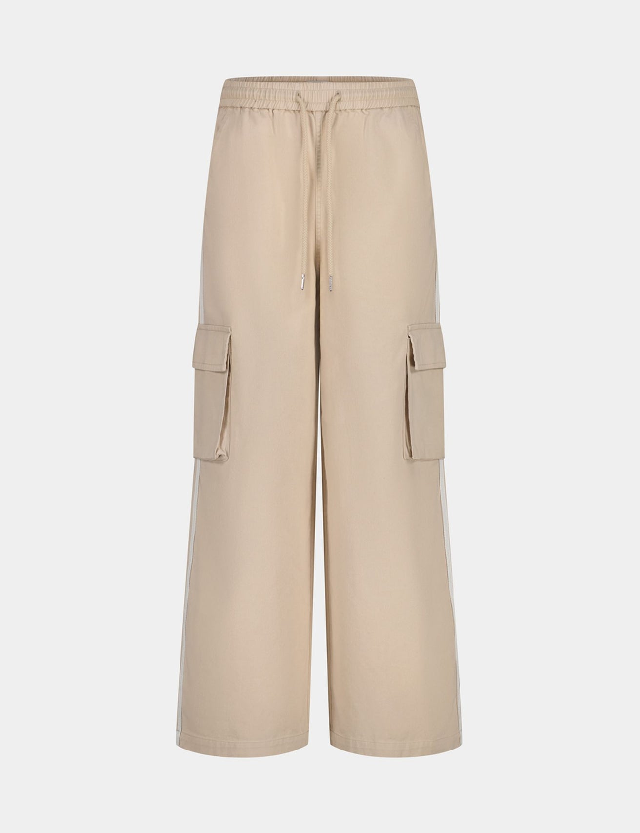 Pantalon cargo beige kaki - Image 4