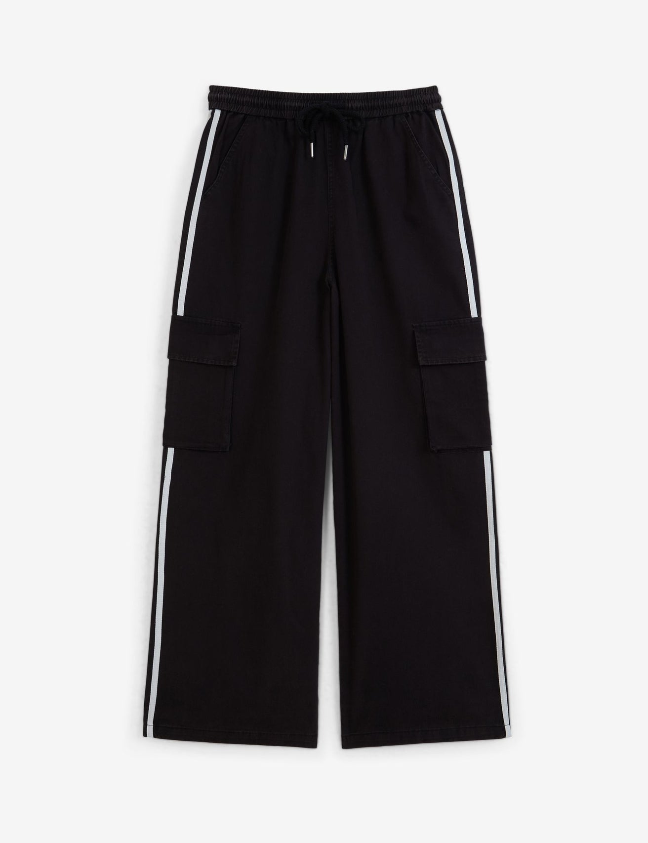 Pantalon cargo noir - Image 1