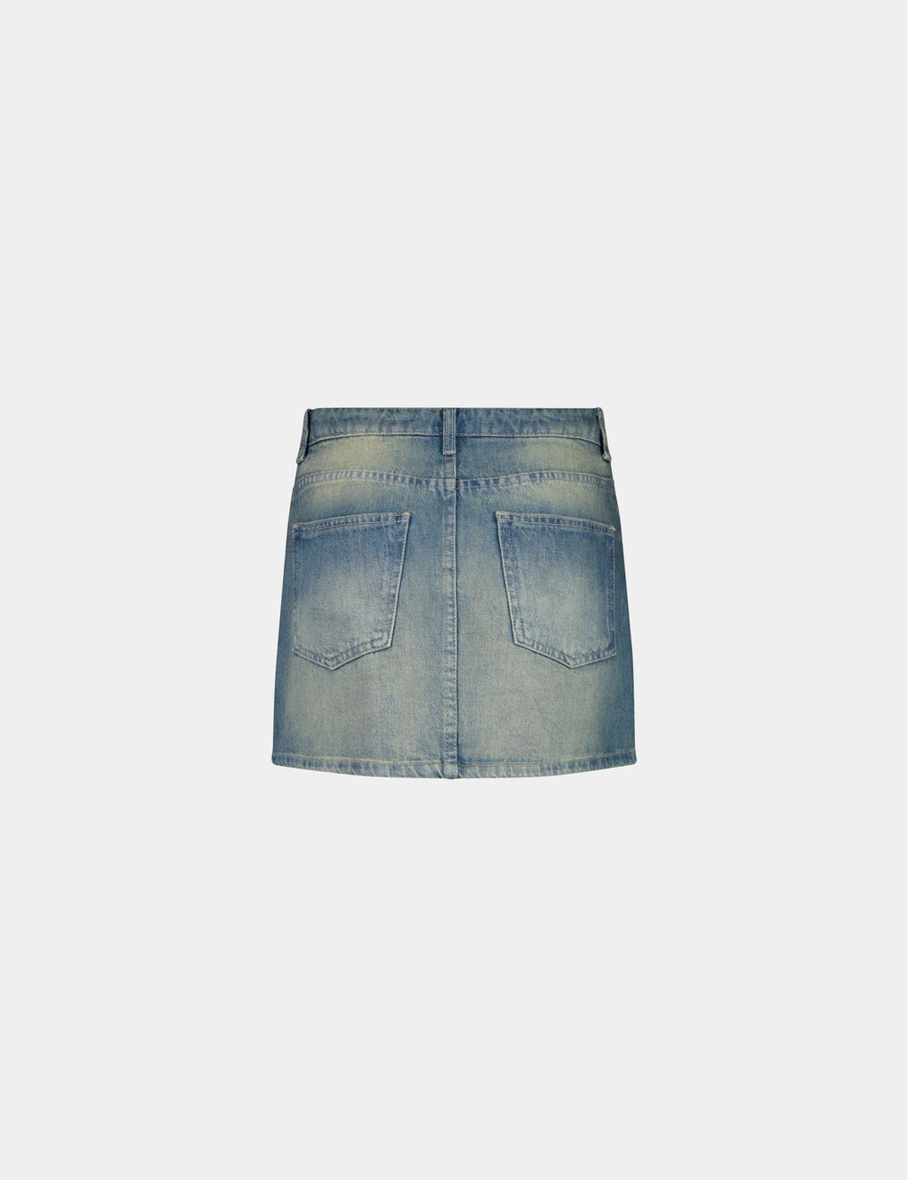 Jupe courte bleu jean