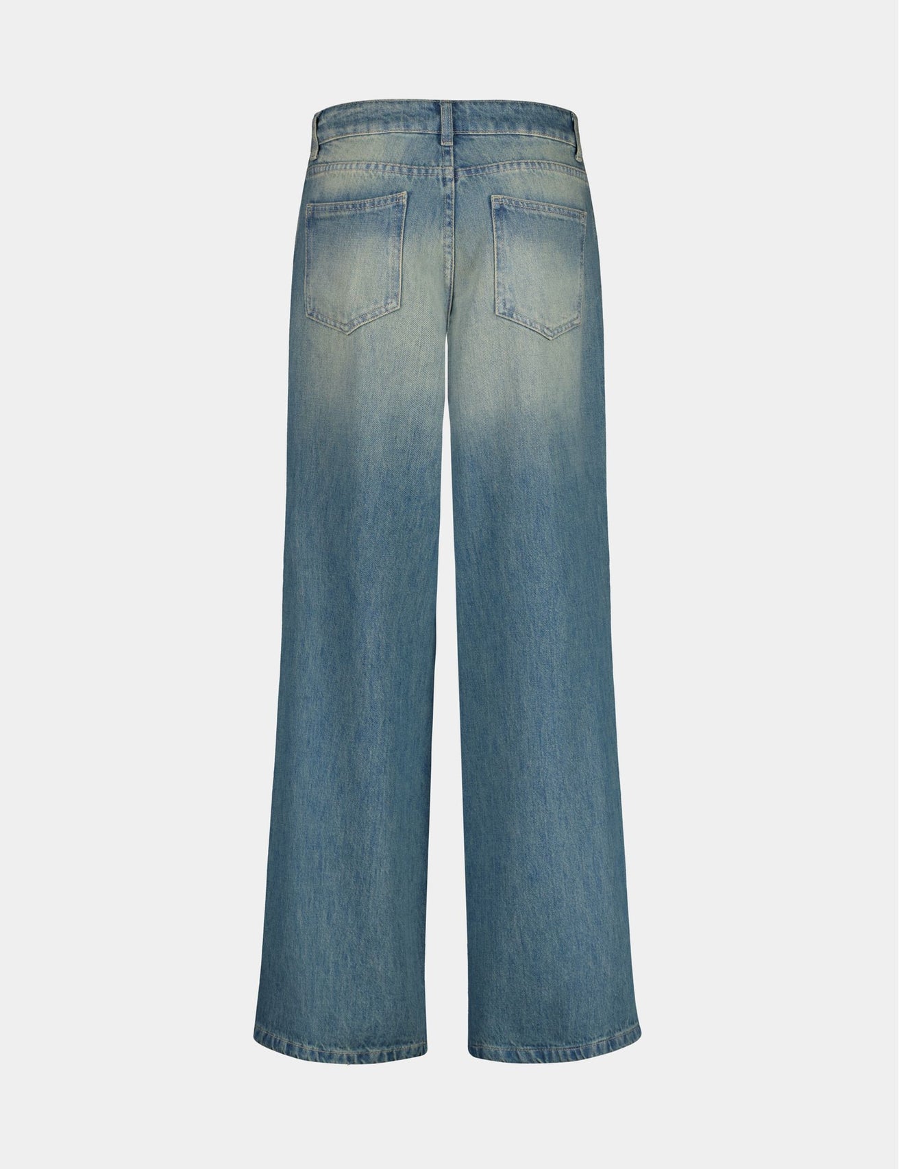 Jean Wide Leg Taille Basse bleu jean - Image 4