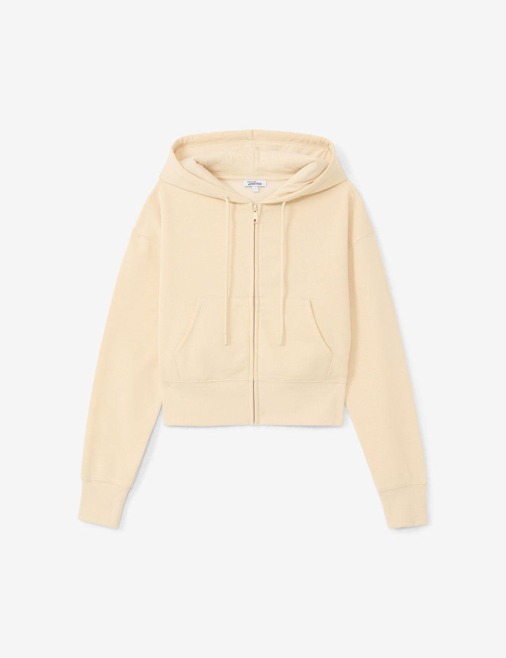 Gilet à capuche beige clair