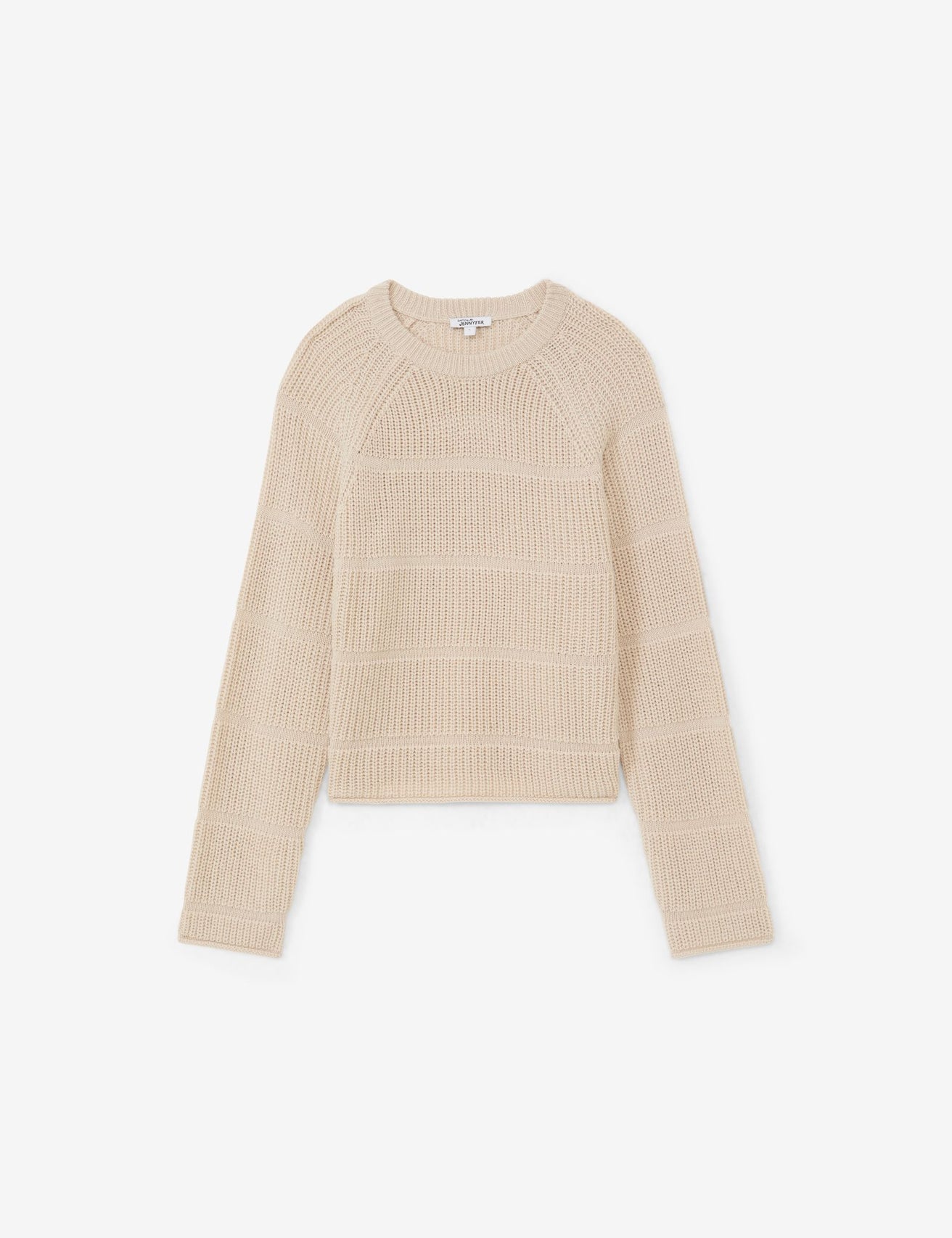 Pull en maille beige - Image 1