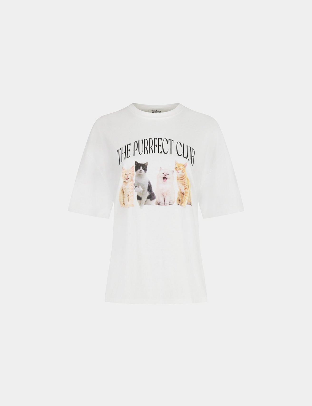 T-shirt blanc avec des chats - Image 5