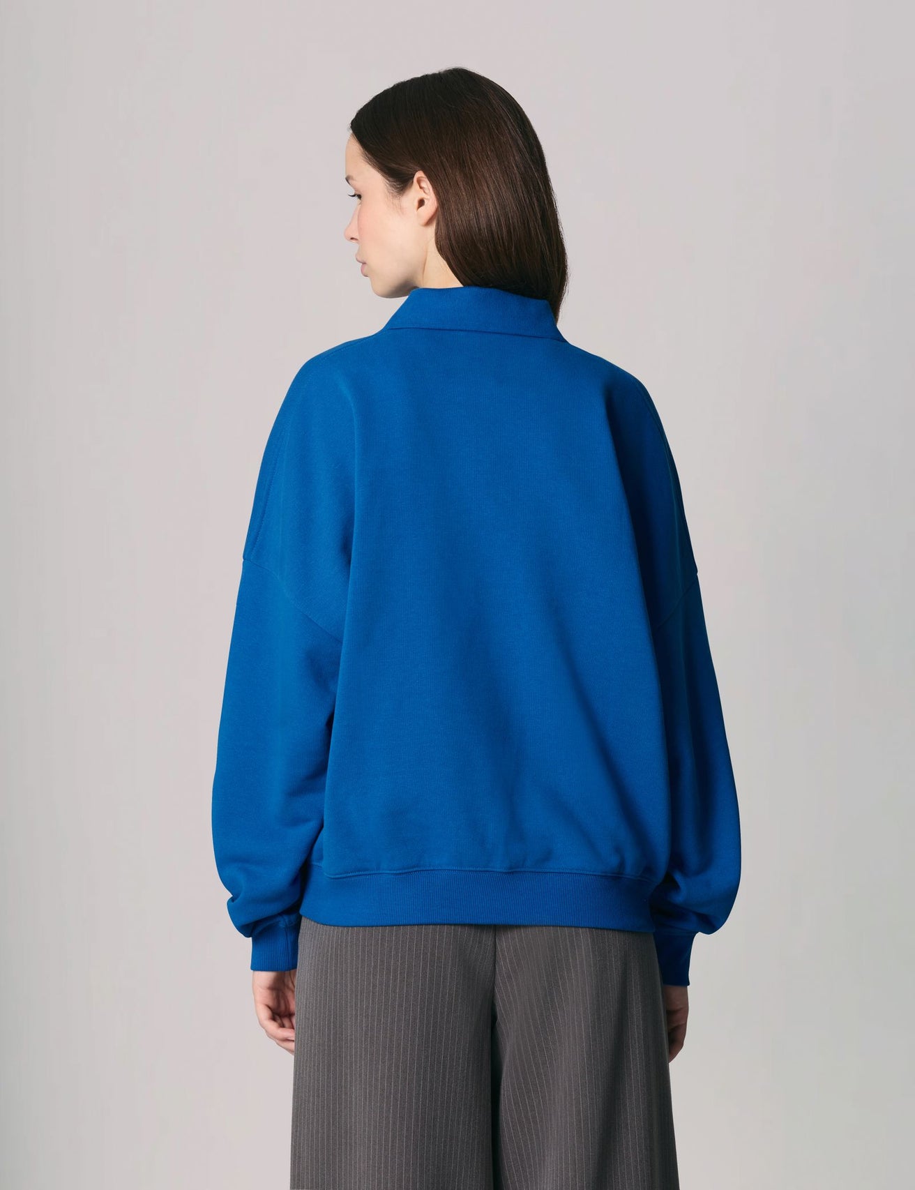 Polo oversize bleu ocean - Image 2