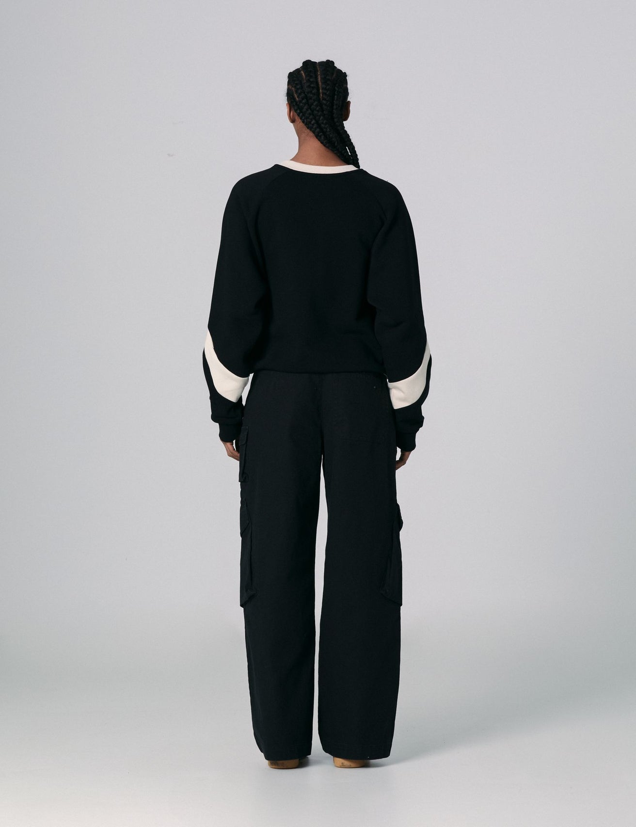 Pantalon cargo noir - Image 2