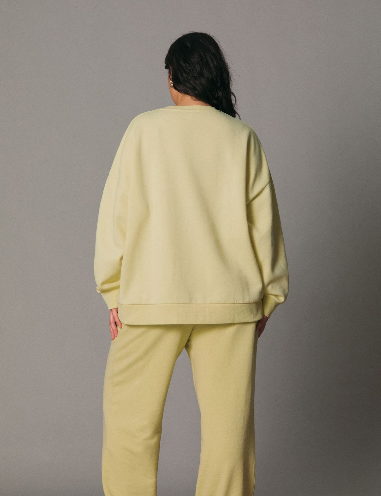 Sweat oversize vanille - Image 1