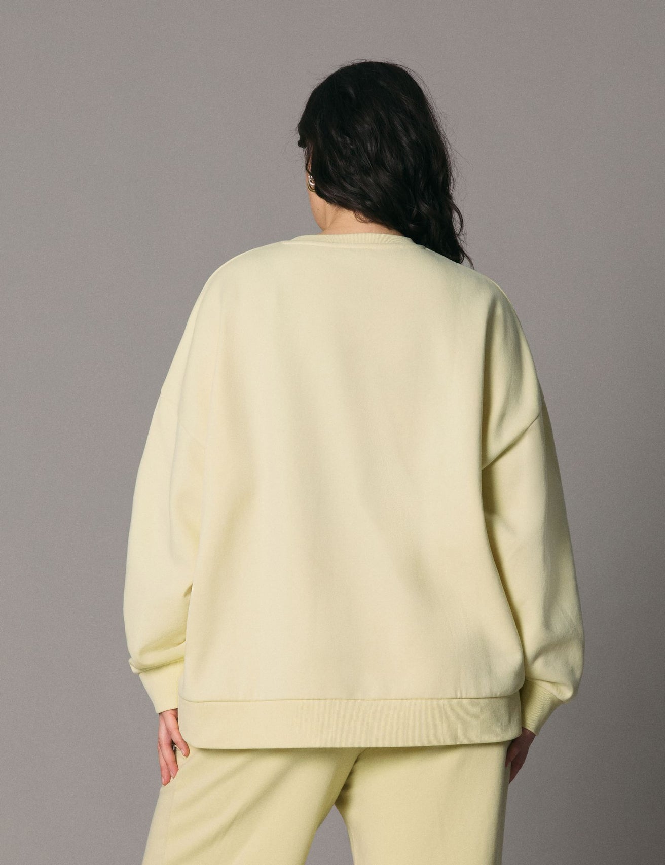 Sweat oversize vanille - Image 2