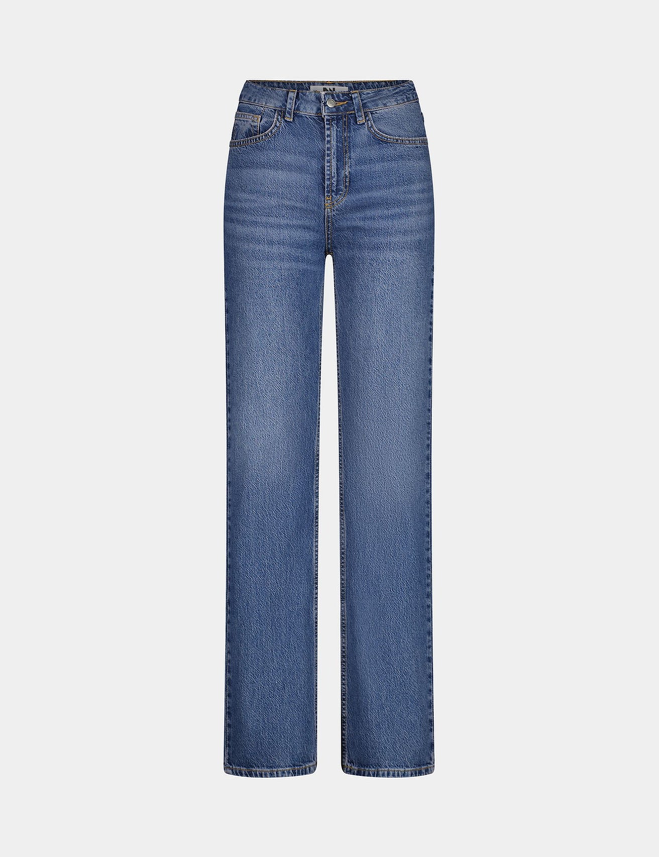 Jean Straight taille basse bleu - Image 4