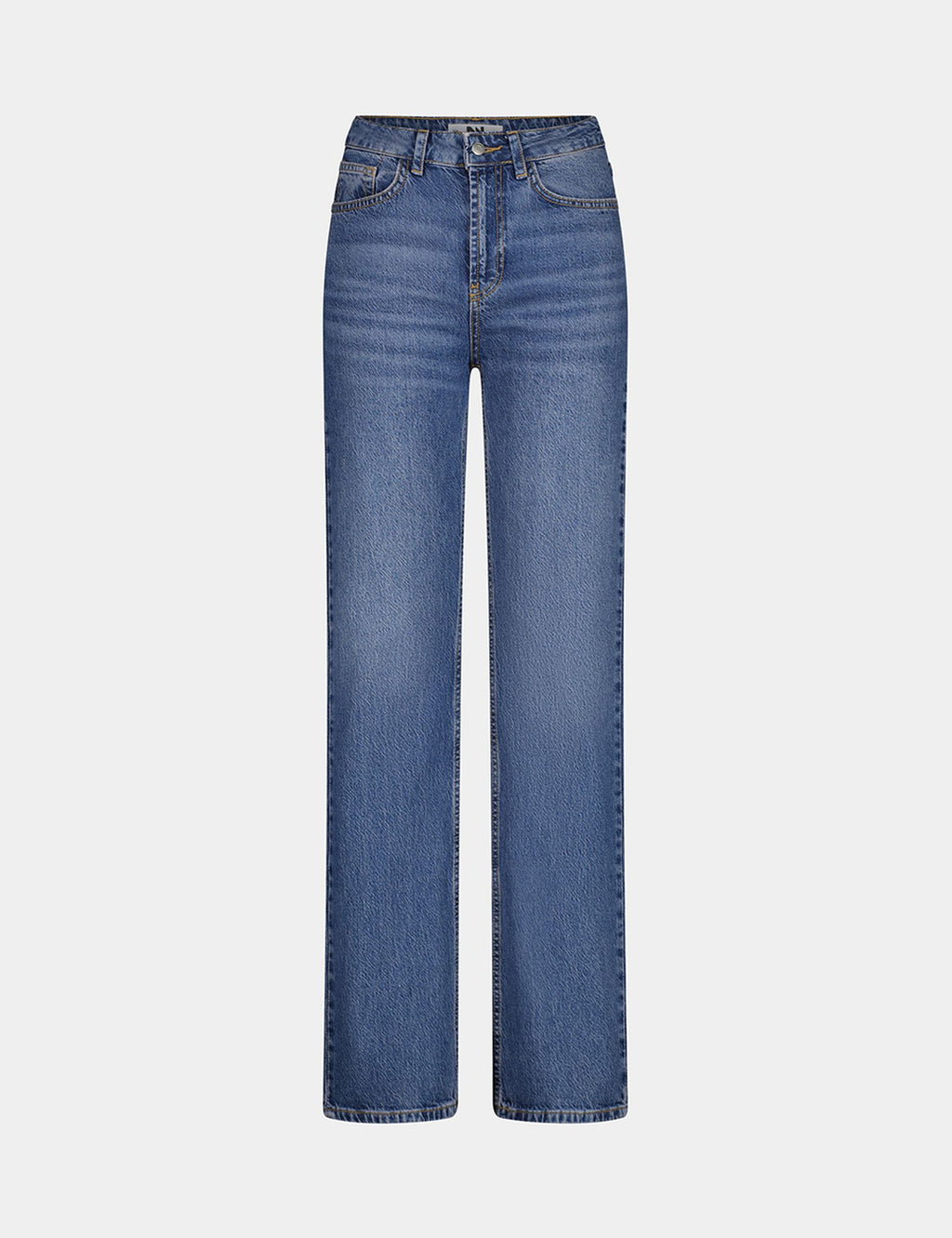 Jean Straight taille basse bleu