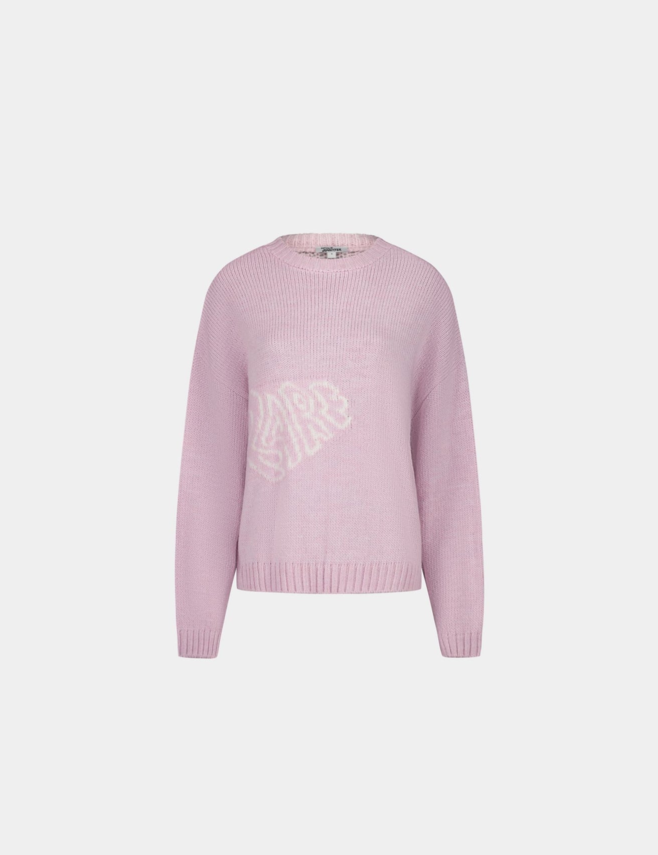 Pull en maille rose - Image 1