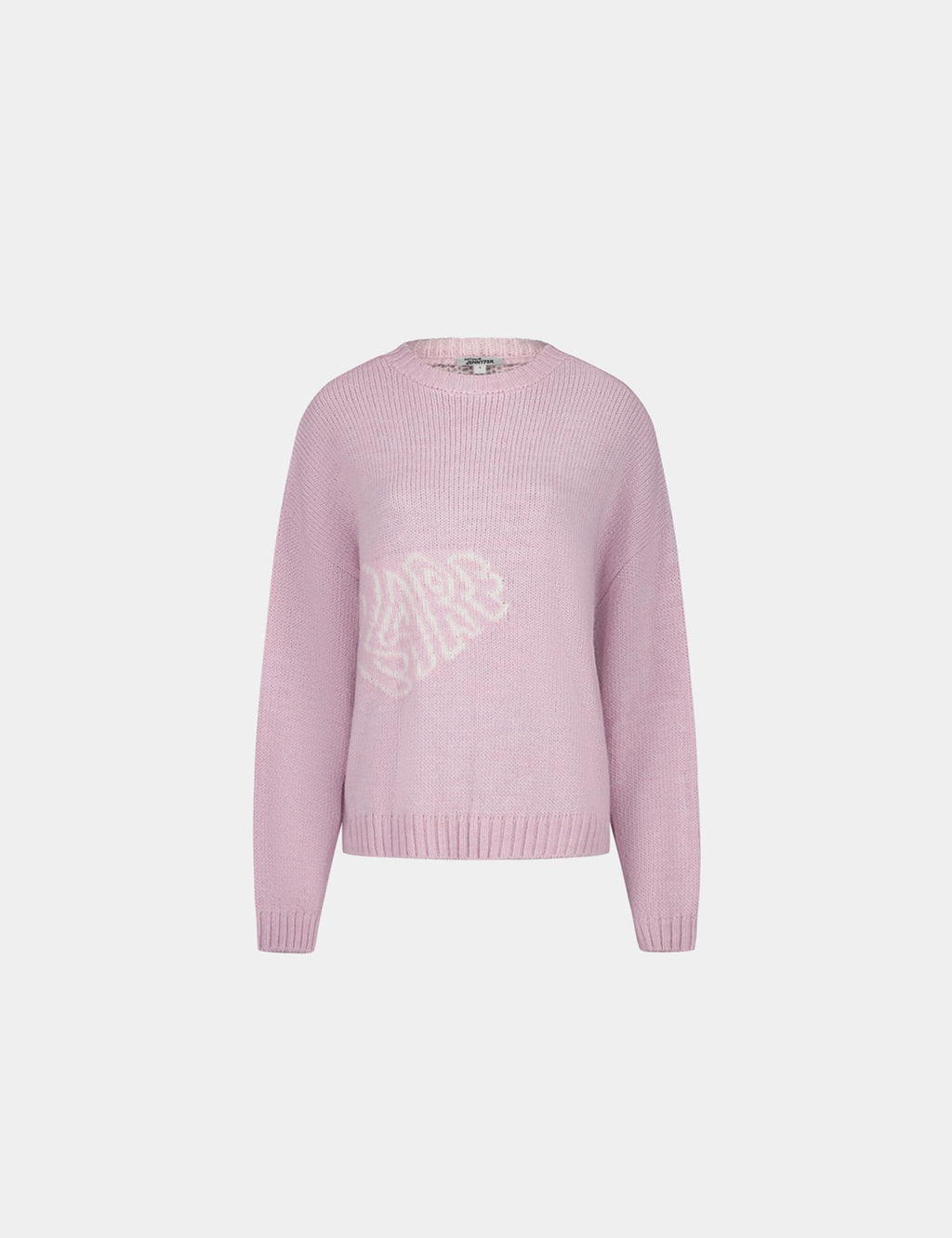 Pull en maille rose