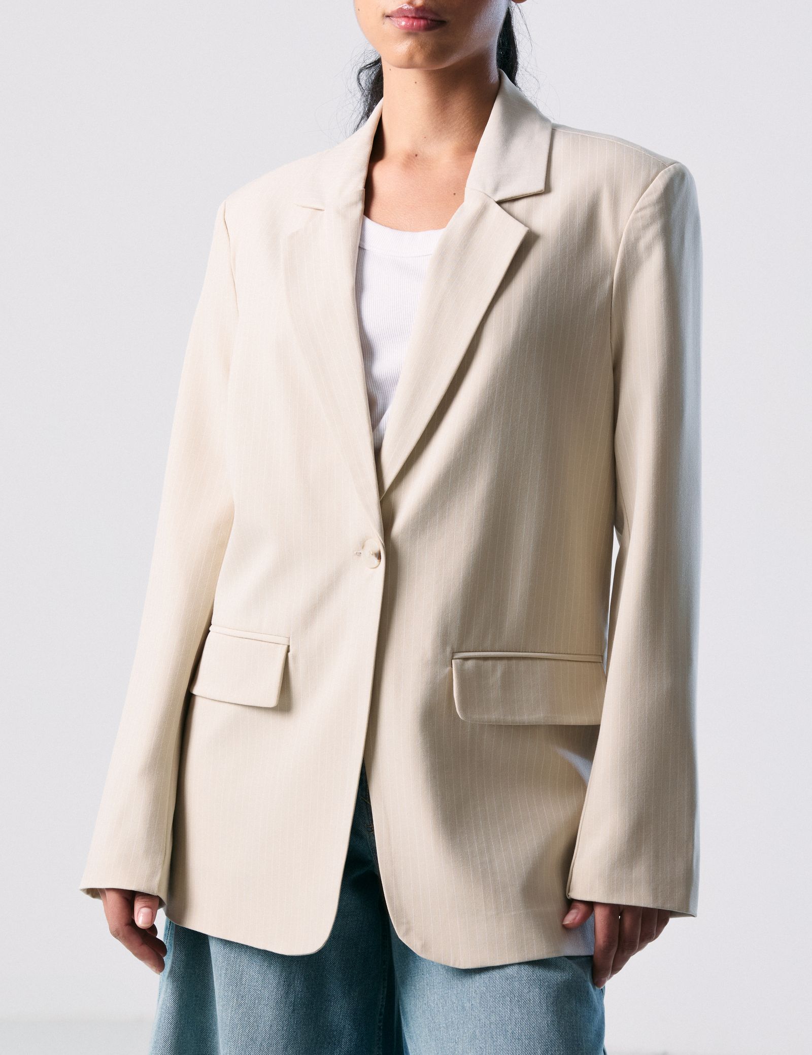 Veste blazer crème