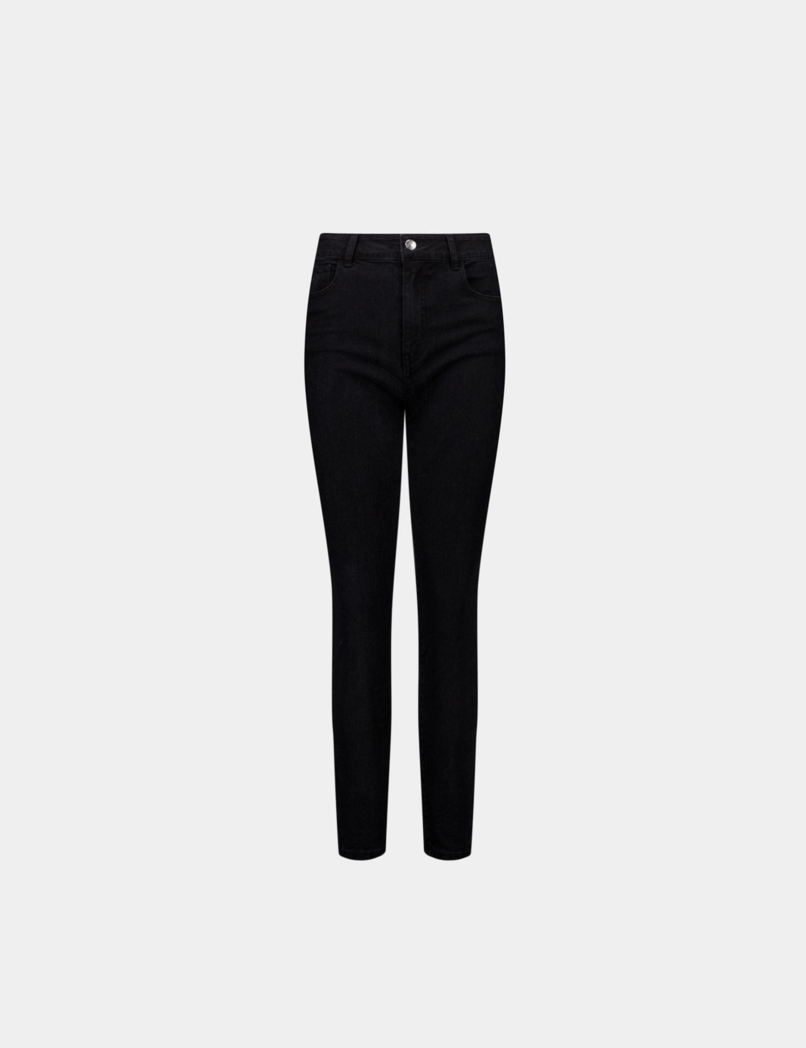 Jean skinny taille haute noir