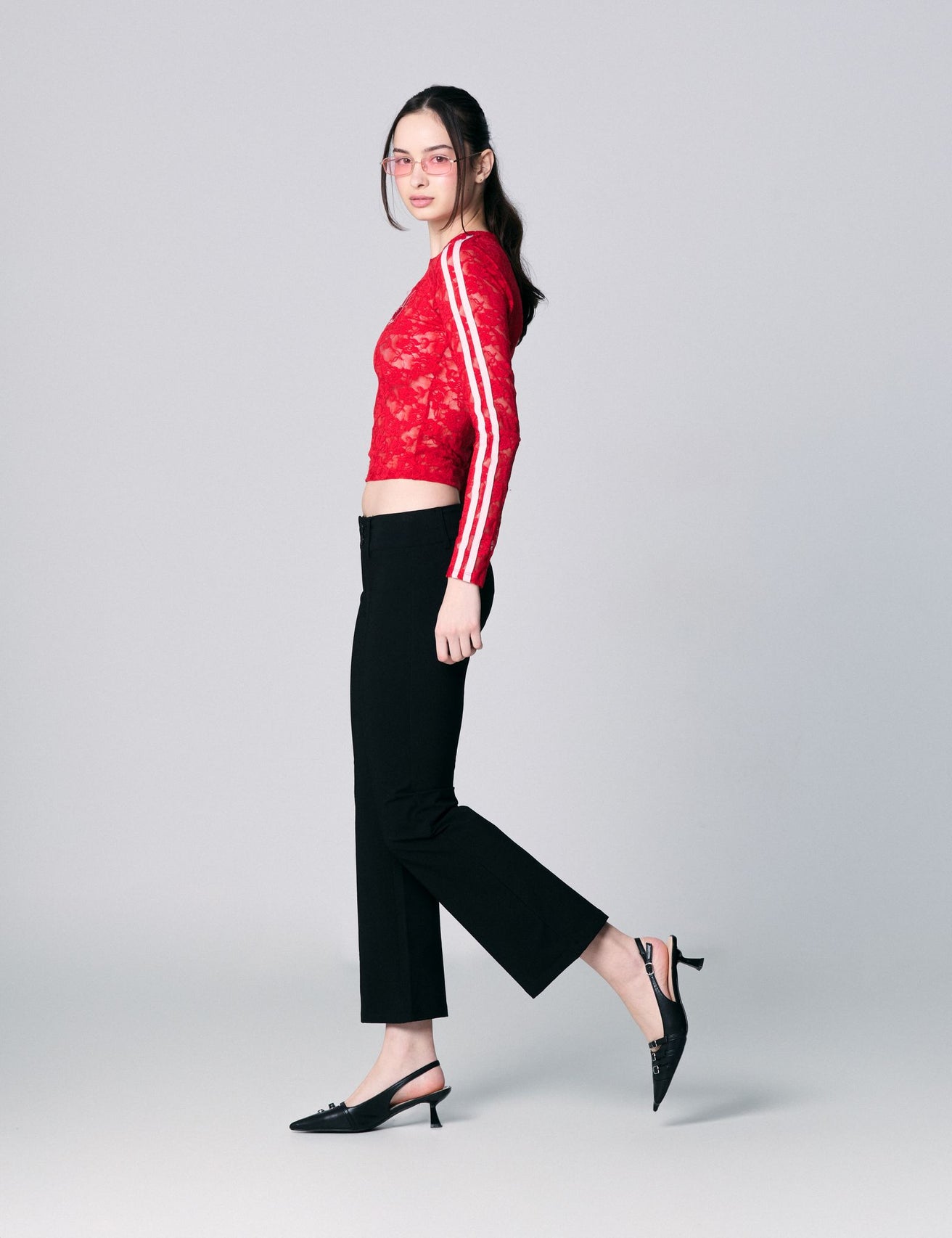 Pantalon flare noir - Image 2