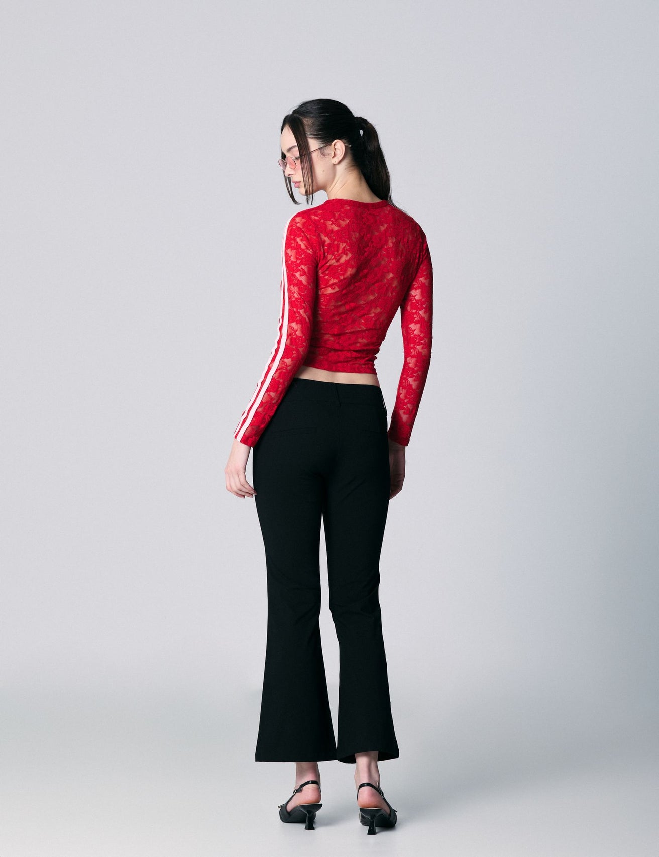 Pantalon flare noir - Image 3