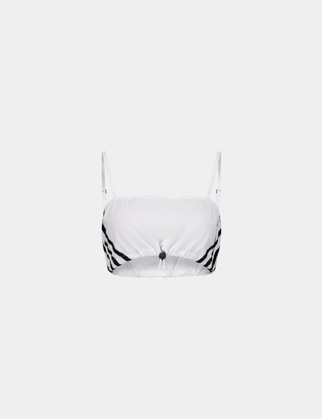 Brassière blanche à rayures noires - Image 2