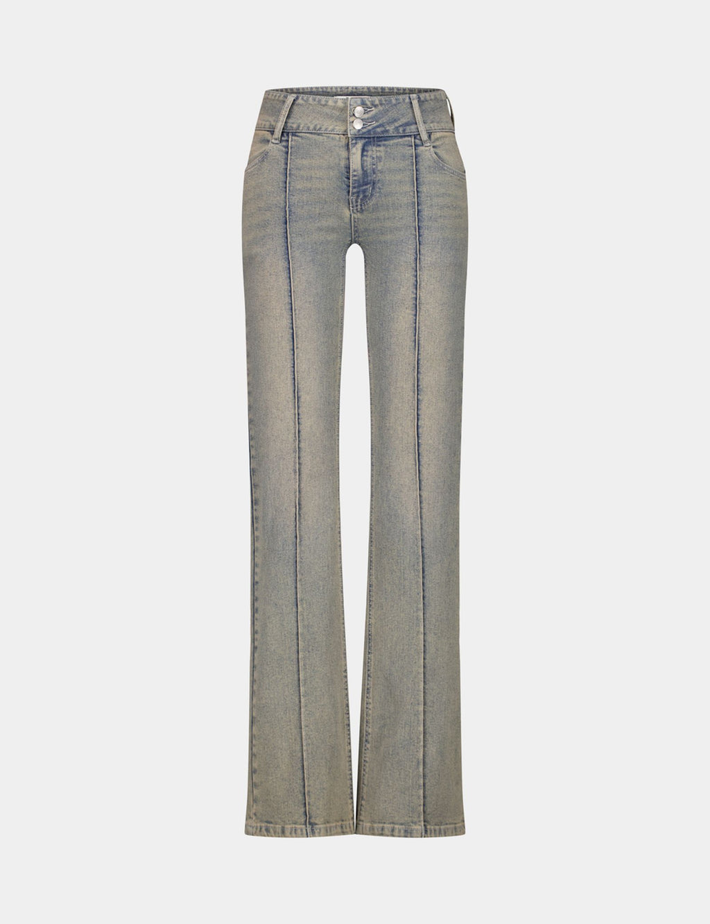 Jean flare taille basse bleu ciel