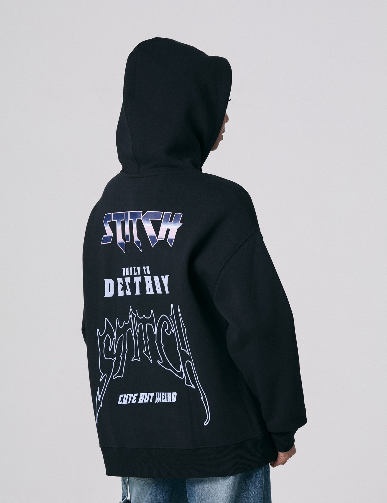 Sweat Jennyfer x Stitch noir - Image 2