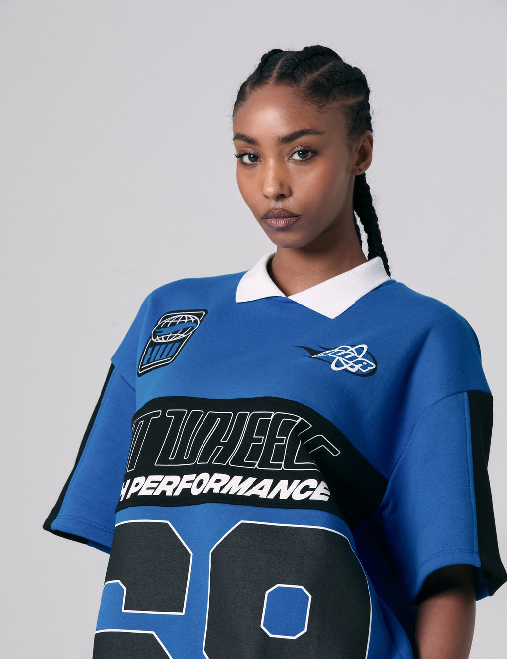 Maillot épais Jennyfer x Hot Wheels bleu océan