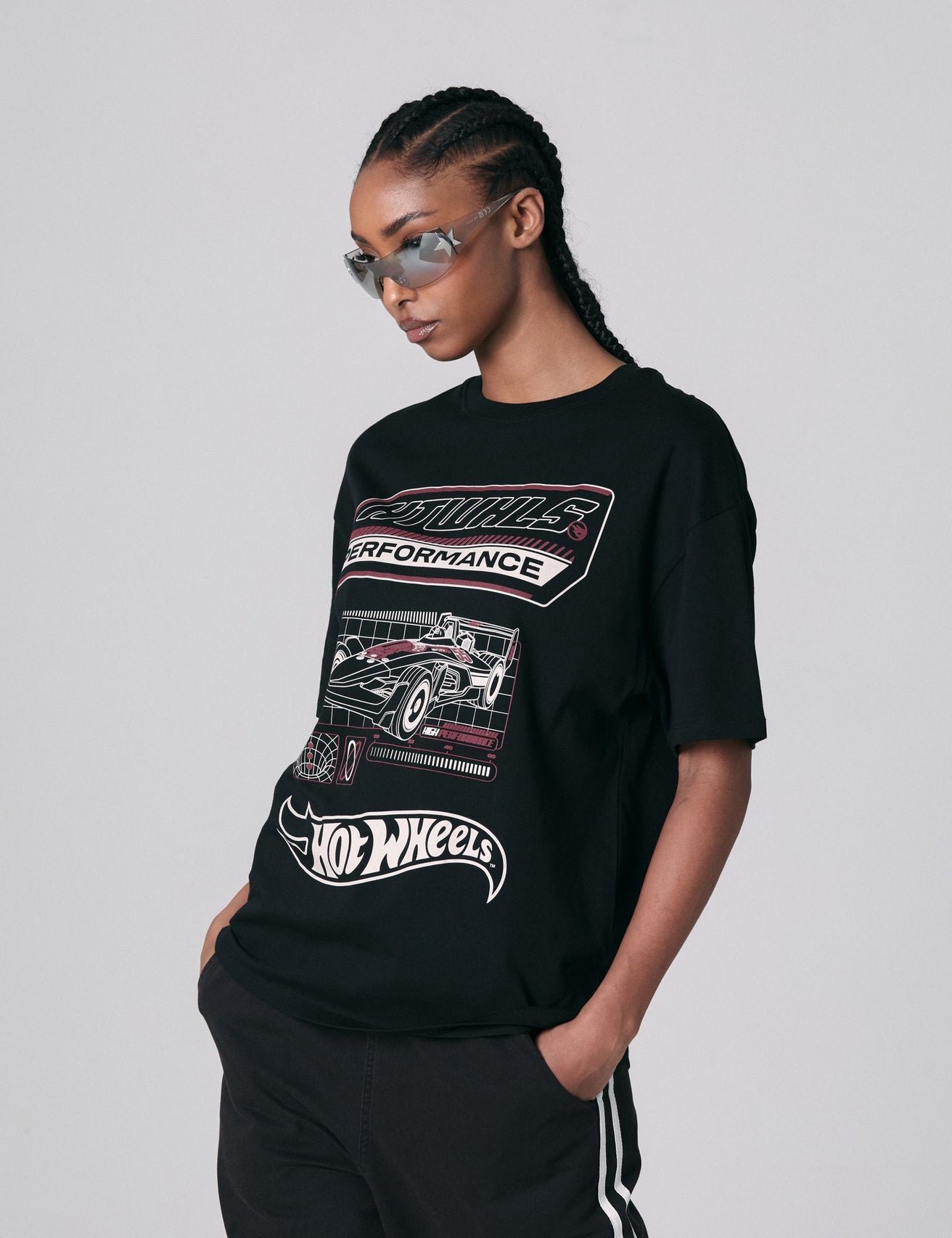 T shirt Jennyfer x Hot wheels noir - Image 3